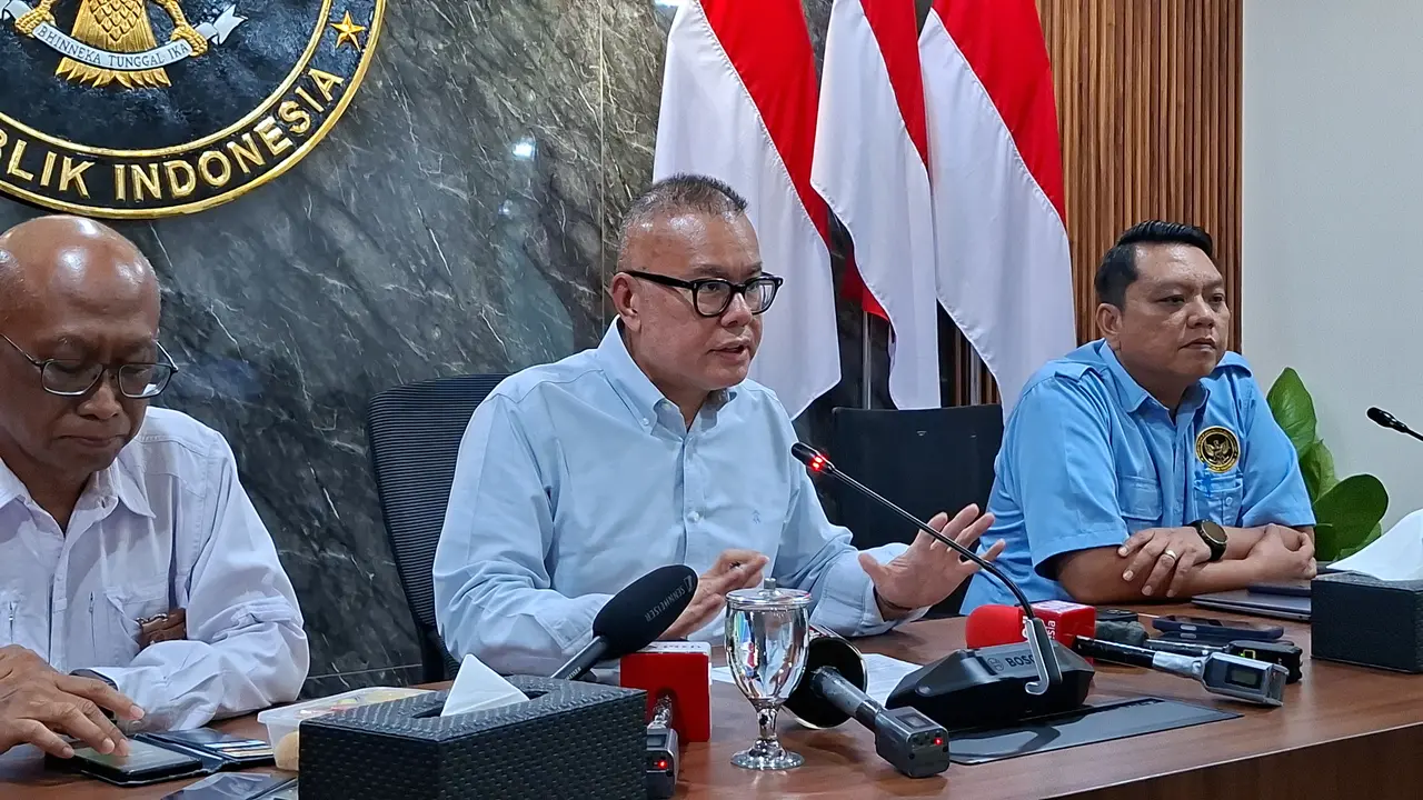 Konferensi Pers di Kantor Kementerian Koordinator Bidang Pangan, Jakarta, Rabu (29/10/2025). (Foto: Liputan6.com/Arief RH)