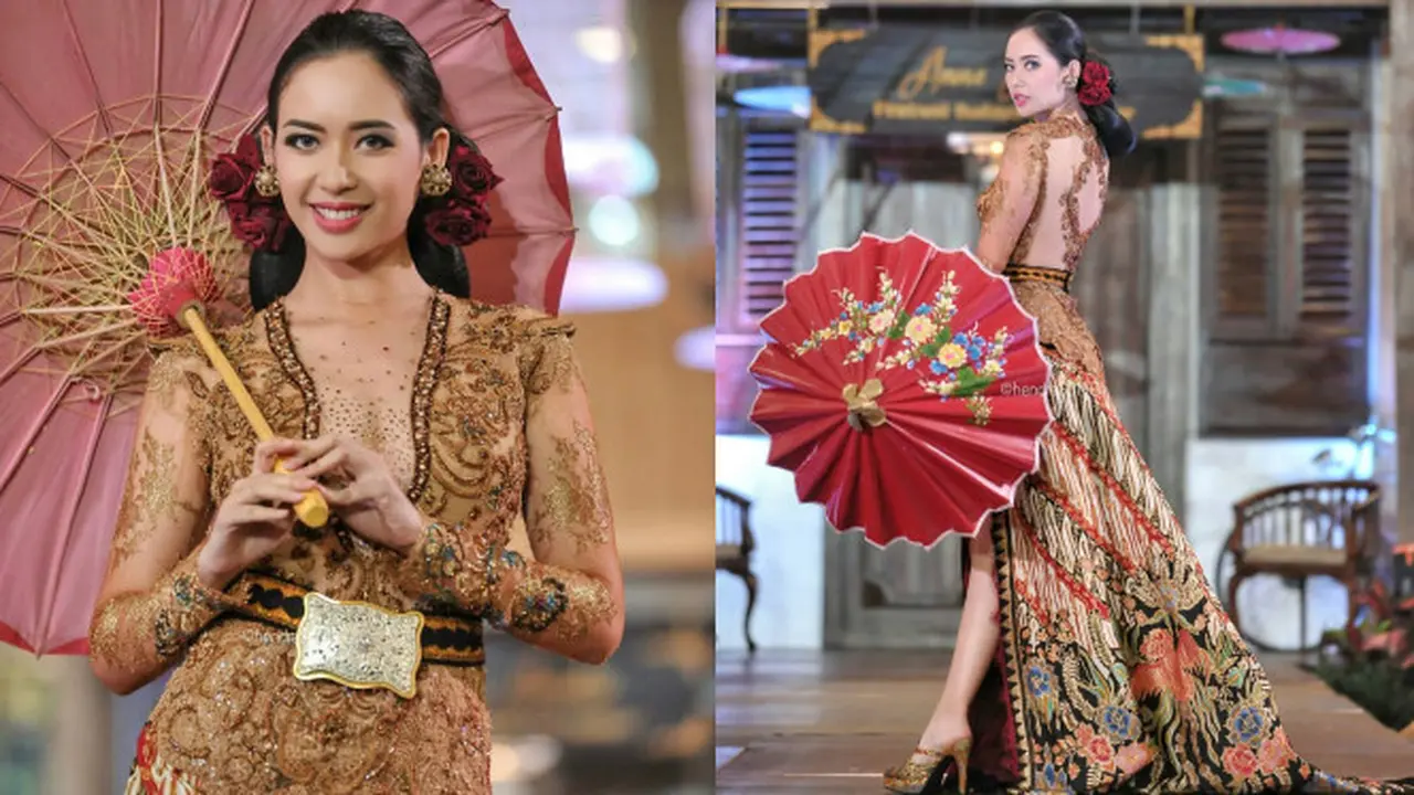 Pesona Elvira Devinamira Dalam Balutan Kebaya, Tampil Anggun
