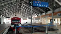 Kemenhub Akan Perpanjang Jalur KA Padang-Pulau Aie. (Liputan6.com/Lizsa Egeham)