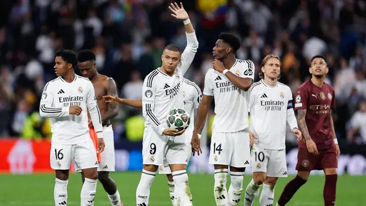 TIga Gol Kylian Mbappe Singkirkan Manchester City dari Liga Champions 2024/2025