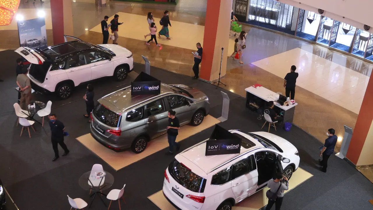 Wuling Cortez Baru Tebar Pesona di Pusat Perbelanjaan Jakarta (Ist)