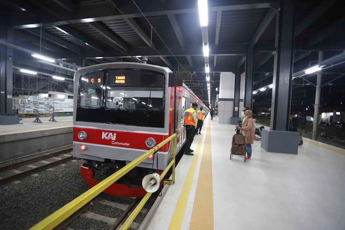 FOTO: Uji Coba Stasiun Rangkasbitung Ultimate Dimulai, Fasilitas Baru Siap Sambut Penumpang