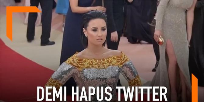 VIDEO: Dikecam Warganet, Demi Lovato Hapus Akun Twitter