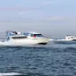 Kapal cepat fiber speedboat.