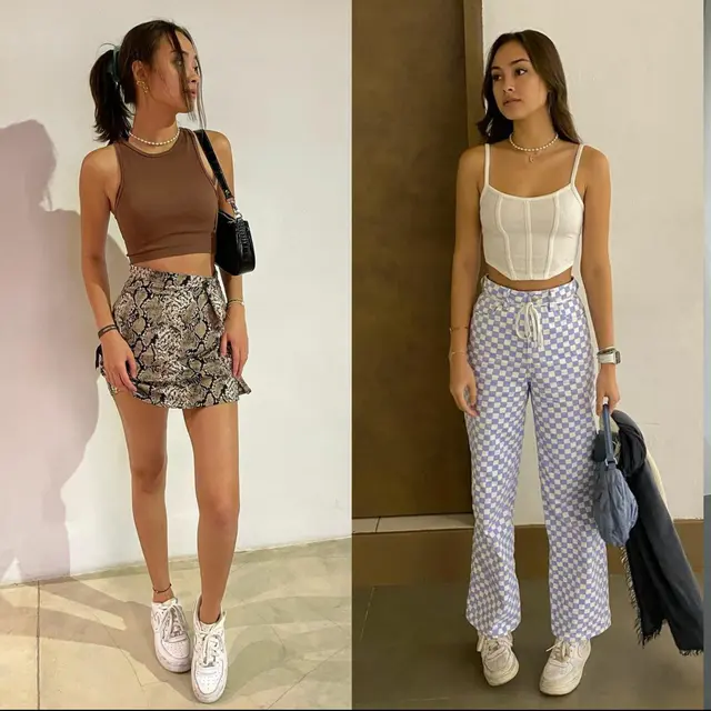 Padu padan sneakers putih