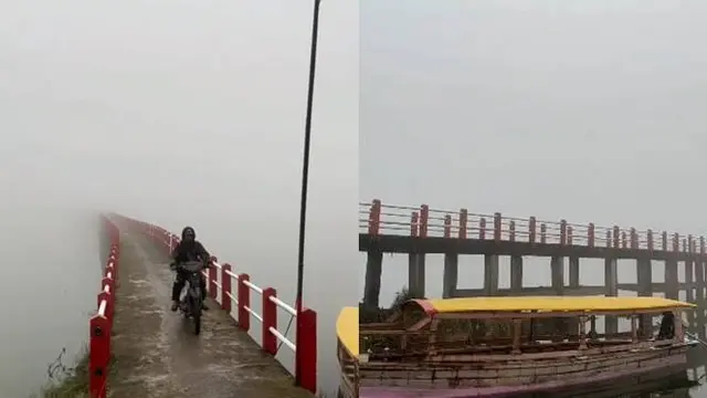 Viral Penampakan Jembatan Situ Cileunca, Bak Jalan Menuju Isekai