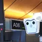 Alat screening suhu tubuh di bandara LAX, California, AS. (dok. screenshot YouTube LAXAirport/https://youtu.be/q1woNTncuyQ/Brigitta)