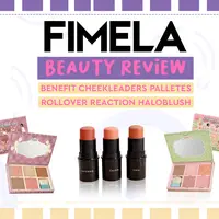 Fimela Beauty Review: Benefit Cheekleaders Palletes dan Rollover Reaction Haloblush