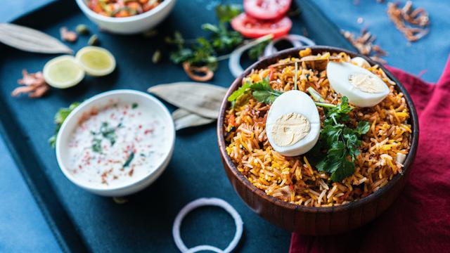 Ilustrasi nasi briyani