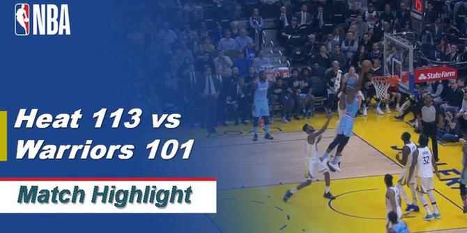 VIDEO: Highlights NBA 2019-2020, Miami Heat Vs Golden State Warriors 113-101