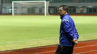 Pelatih Arema FC Aji Santoso (Liputan6.com/Helmi Fithriansyah)
