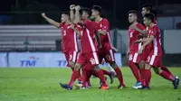 Timnas Filipina U-22 mengalahkan Kamboja pada laga pertama penyisihan Grup B SEA Games 2017 (15/8/2017). (Bola.com/Dok. PFF)