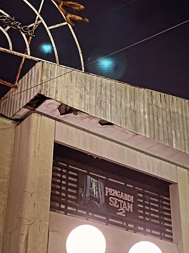 Penampakan bioskop Rajawali Purwokerto. (Foto: Dok. Twitter @edicahyo)
