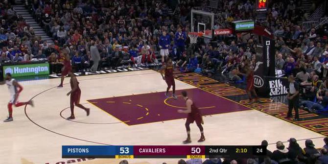 VIDEO : GAME RECAP NBA 2017-2018, Cavaliers 121 vs Pistons 104