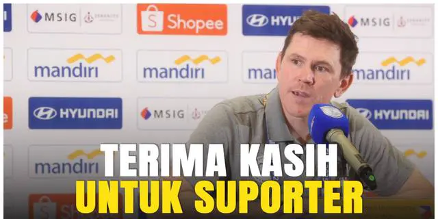 VIDEO: Respek! Pelatih Timnas Filipina U-23 Apresiasi Suporter di Laga Lawan Timnas Indonesia U-23