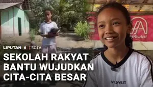 Sekolah Rakyat Bantu Wujudkan Cita-Cita Besar