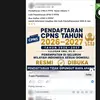 Cek Fakta: Tidak Benar Tautan Pendaftaran CPNS dan PPPK 2026