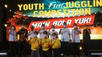 Kompetisi Youth Fun Juggling Competition yang digelar Kemenpora bekerjasama dengan PSSI dalam rangka menyambut Piala Dunia U-20 2021. (ist)