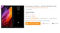 Spesifikasi Xiaomi Mi MIX 2 muncul di internet (Sumber: Phone Arena)