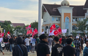 TNI bubarkan aksi pembawa bendera GAM di Aceh (Dok: Tangkapan Layar IG Kodam_im)