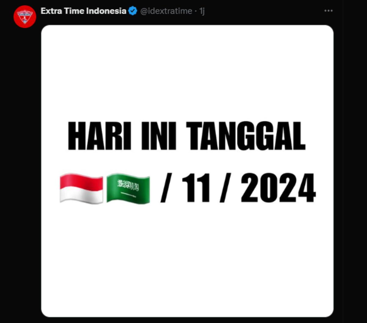 Meme kemenangan Timnas Indonesia vs Arab Saudi