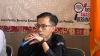 Koordinator Divisi Sumber Daya Manusia dan Organisasi (SDMO) Bawaslu Kabupaten Garut Imam Sanusi. (Liputan6.com/Jayadi Supriadin)