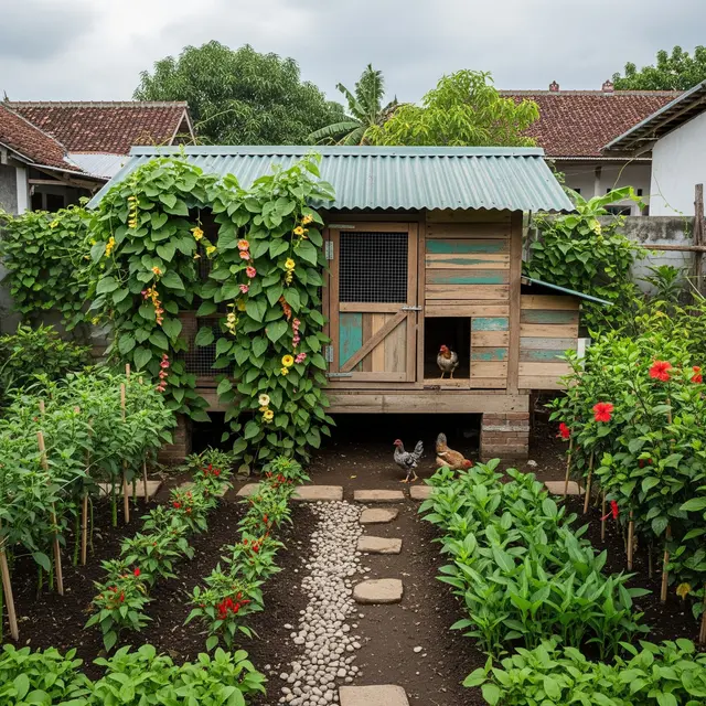 9 Desain Halaman Belakang Rumah Kecil untuk Pelihara Ayam, Nyaman dan Aman