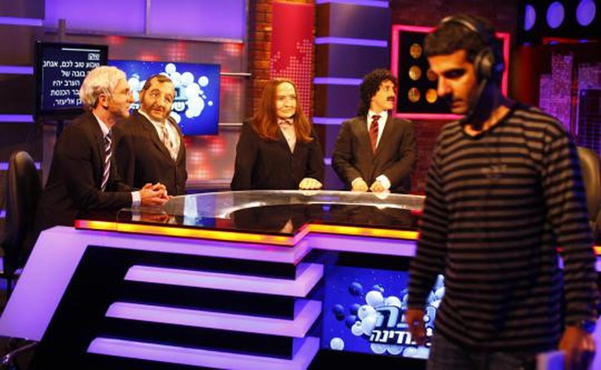 Boneka para politikus Israel tampil di TV