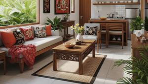 Desain Ceiling Rumah Kecil Anti Pengap dan Sempit. (Foto: AI)