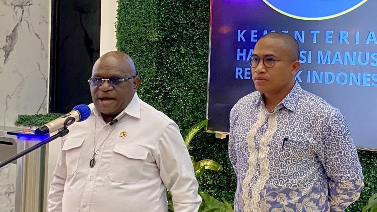 Menteri HAM Tegaskan Penentang Program Makan Bergizi Gratis Sama dengan Menentang HAM