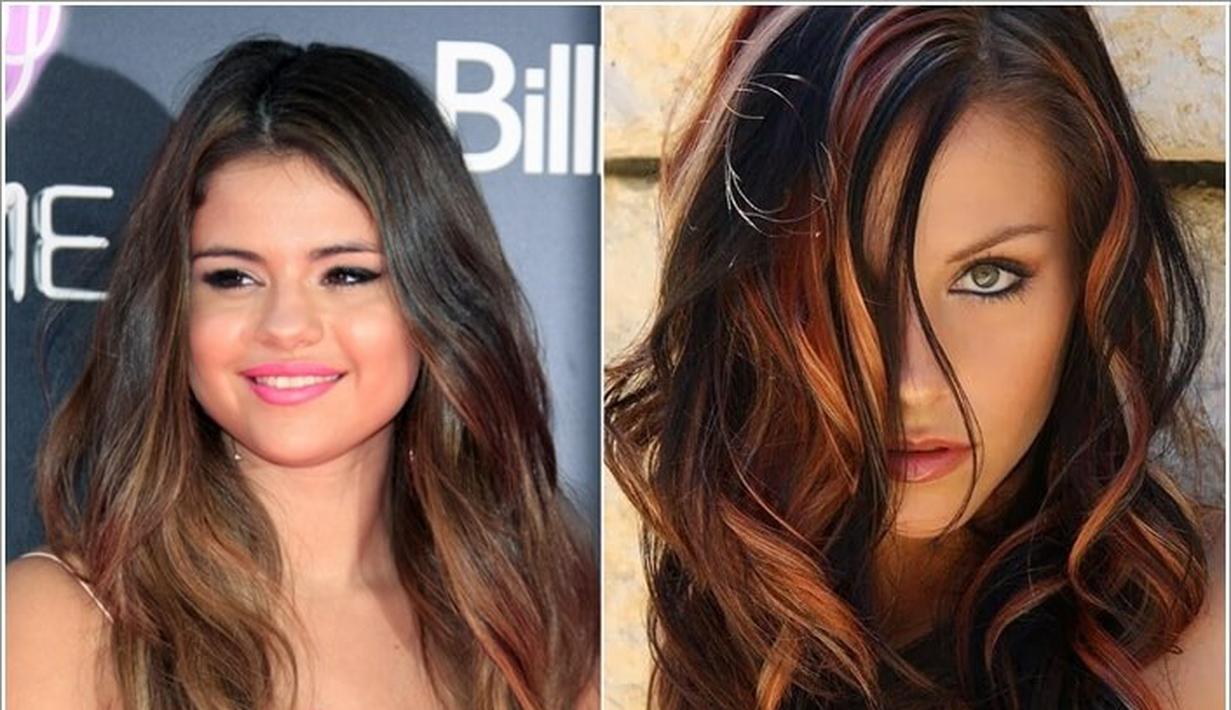 7 Inspirasi Style Rambut Highlight WarnaWarni Anti Norak Photo