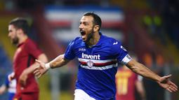 1. Fabio Quagliarella (Sampdoria) - 26 Gol (9 Penalti). (AFP/Marco Bertorello)