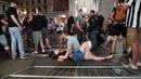 Suasana mencekam usai terjadi ledakan saat nonton bareng final Liga Champions di Piazza San Carlo, Turin, Sabtu (3/6/2017). Acara nobar dipadati sekitar 20.000 supporter Juventus. (EPA/Brian Schulz)