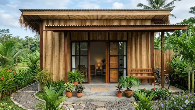 Rumah Semi Permanen 5x6 Low Budget Tapi Terlihat Modern
