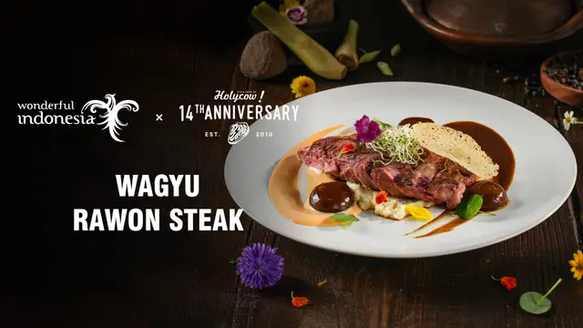Holycow Rilis Menu Steak Wagyu Rawon, Kecambahnya Diganti dengan Alfalfa