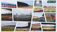 Kolase - Stadion GBK, Jakabaring, GBLA, Manahan, GBT, I Wayan Dipta (Bola.com/Adreanus Titus)