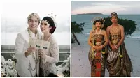Seleb Pakai Baju Adat Jawa Saat Menikah. (Sumber: Instagram/isyanasarasvati dan Instagram/cantitachril)