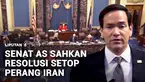 Senat Amerika Serikat untuk pertama kalinya menyetujui resolusi "War Powers" yang bertujuan menghentikan keterlibatan militer Amerika Serikat dalam konflik Iran tanpa persetujuan kongres.