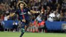 David Luiz, bersama PSG dirinya sudah tampil sebanyak 70 kali selama dua musim. Tahun lalu saat berjumpa Chelsea di babak 16 besar Liga Champions dirinya berhasil mencetak gol ke gawang mantan klubnya itu. (AFP/Miguel Medina)
