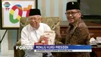 Sekjen PDIP Hasto Kristianto bertemu Ma’ruf Amin bahas hasil positif lembaga survei usai debat kedua dan rencana safari politik.