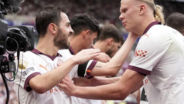 Bernardo Silva, Erling Haaland, Manchester City