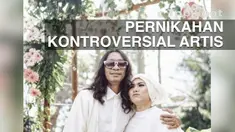 Pernikahan para selebritas ini menuai kontroversi karena permasalahan dan sensasi yang terjadi sebelumnya.