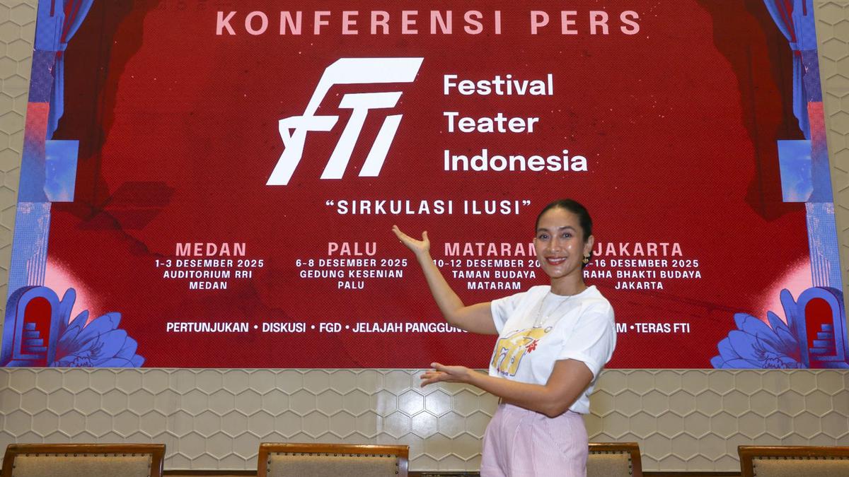 Happy Salma Umumkan Festival Teater Indonesia 2025 di 4 Kota, Ruang Silaturahmi Budaya dan Sastra