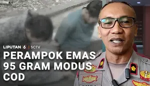 Perampokan Emas 95 Gram Bermodus COD