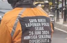 Viral Curhatan Driver Ojol di Jaket Soal Laporan ke Polisi Mandek, Polres Klaten Buka Suara