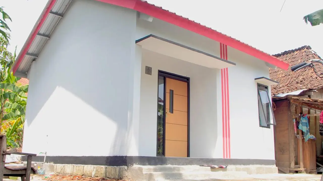Rumah sederhana layak huni di Demak hasil kolaborasi Djarum dengan pemerintah setempat. (Istimewa)