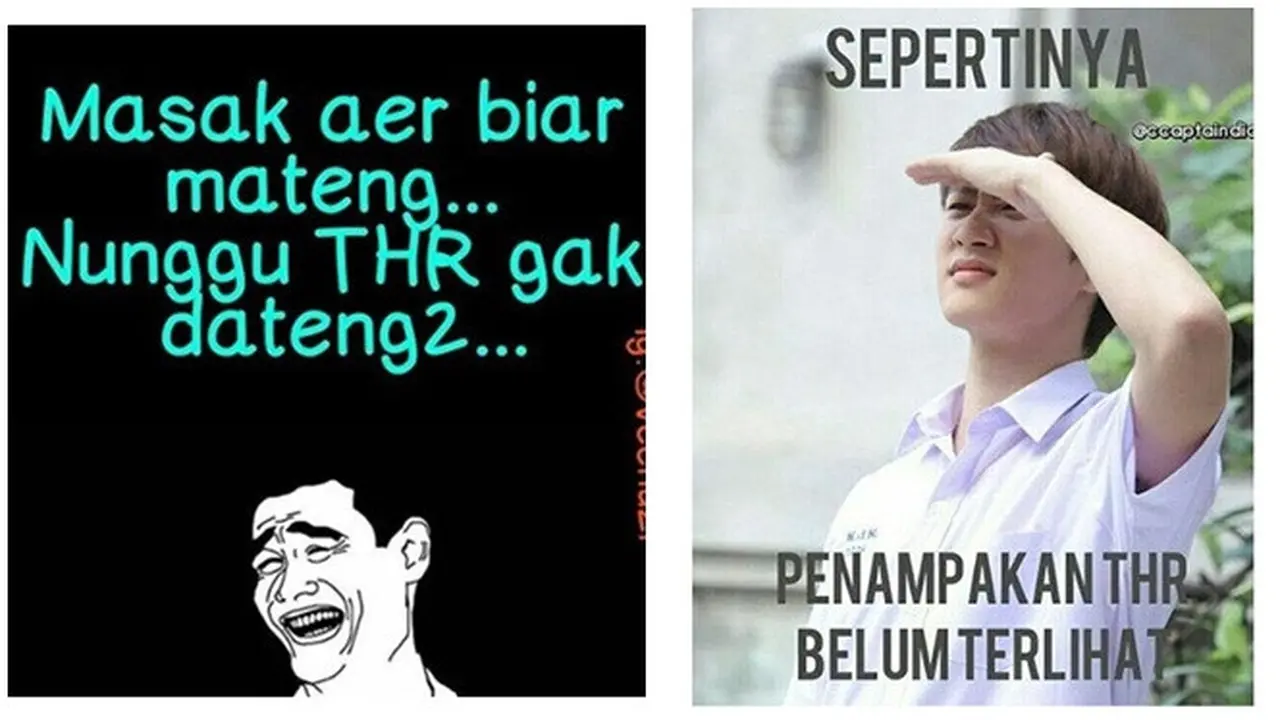 8 Meme Kocak Tunggu THR Idul Fitri Ini Bikin Senyum Sendiri