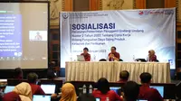 Kementerian Kelautan dan Perikanan (KKP) menggelar Sosialisasi Peraturan Pemerintah Pengganti Undang-Undang (Perppu) Nomor 2 tahun 2022 tentang Cipta Kerja Bidang Penguatan Daya Saing Produk Kelautan dan Perikanan.