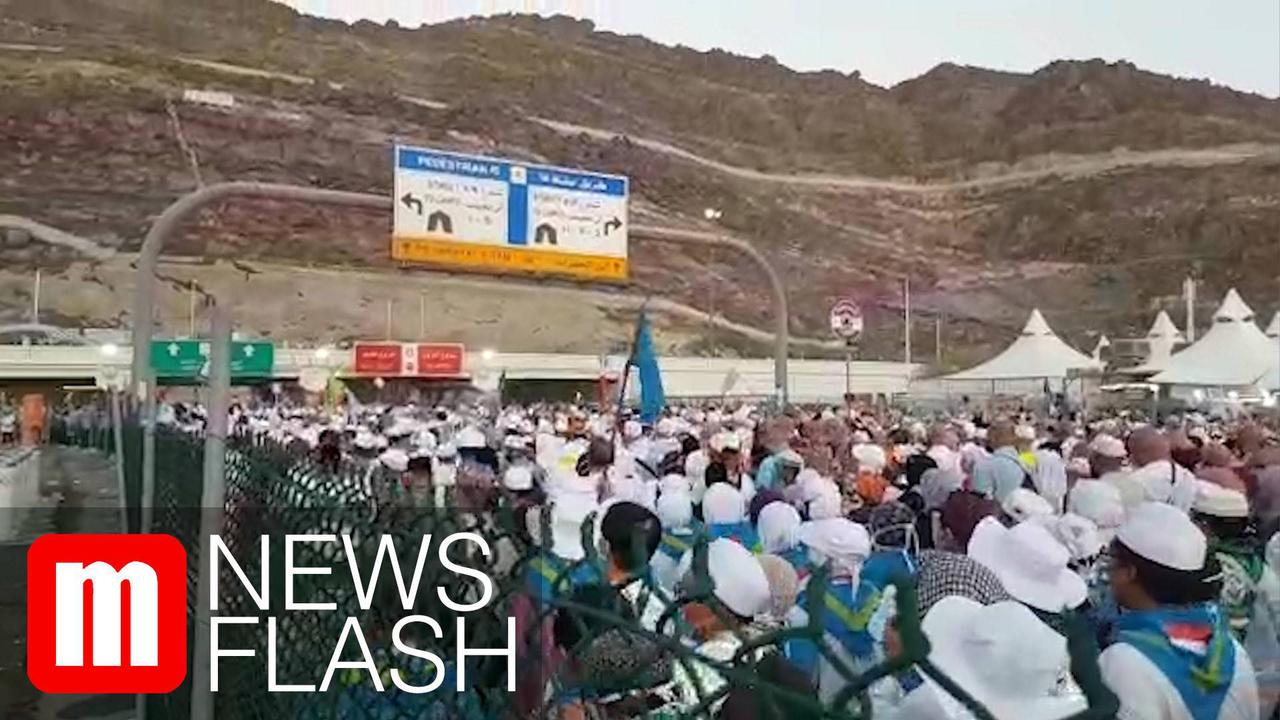 VIDEO: Setelah Hujan Deras, Begini Kondisi Mina dan Aktivitas Jemaah Haji Indonesia
