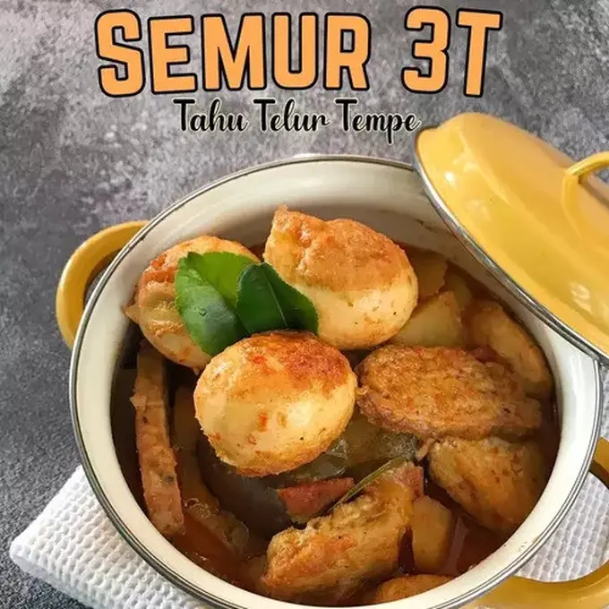 Semur 3T (Tahu Telur Tempe)